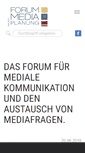 Mobile Screenshot of forummediaplanung.at